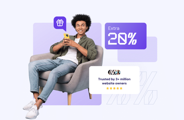 Everything you need to create a website Up to 75% off hosting + website builder